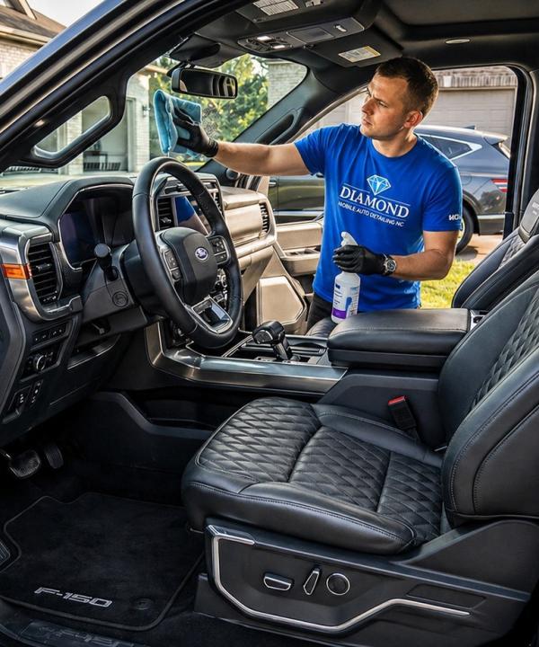  diamond mobile auto detailing nc services interior detail trucks