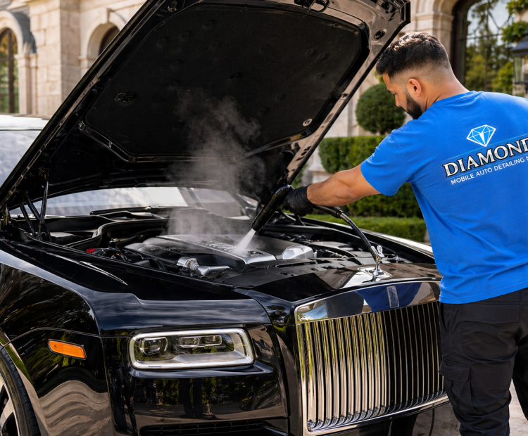 Raleigh Engine Bay Steam Cleaning Benefits